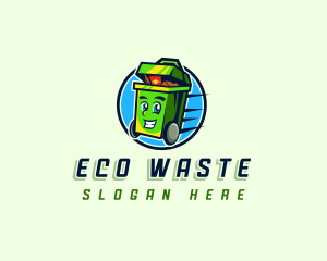 Trash Bin Recycling logo