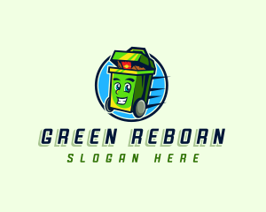 Trash Bin Recycling logo