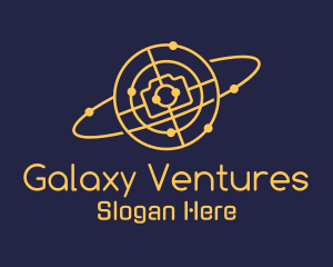 Minimalist Galaxy Camera  logo design