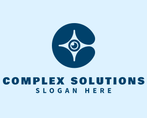 Blue Eye Star  logo design