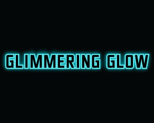 Blue Gaming Glow logo design