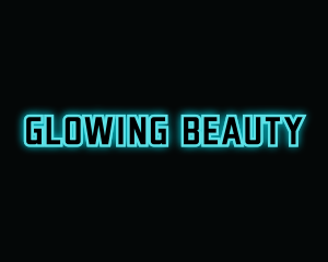 Blue Gaming Glow logo design