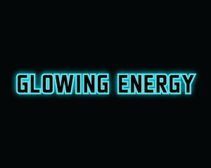 Blue Gaming Glow logo design