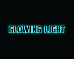 Blue Gaming Glow logo design