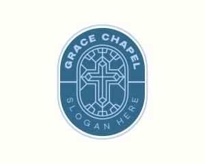 Christian Cross Chapel logo design