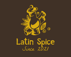 Cinnamon Spice Jar  logo design