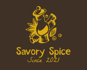 Cinnamon Spice Jar  logo design