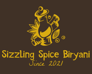 Cinnamon Spice Jar  logo design