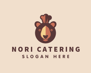 Grizzly Bear Chef logo design