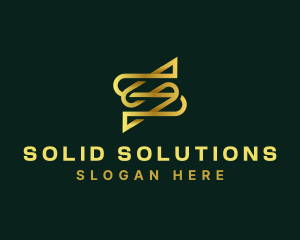 Luxury Jewelry Letter S logo design