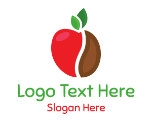 Apple Coffee Bean logo