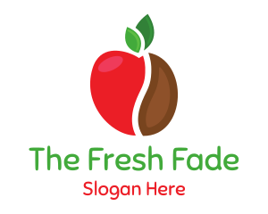 Apple Coffee Bean logo design