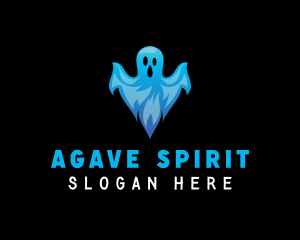 Spooky Scary Ghost logo design