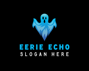 Spooky Scary Ghost logo design