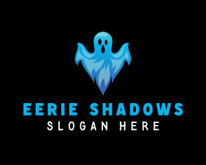 Spooky Scary Ghost logo design