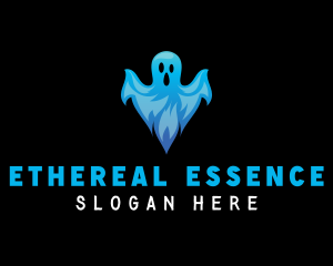 Spooky Scary Ghost logo design