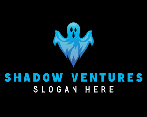 Spooky Scary Ghost logo design