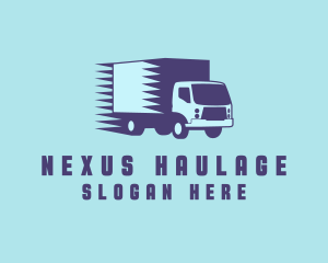 Delivery Truck Transport logo design