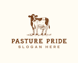 Cow Dairy Livestock logo