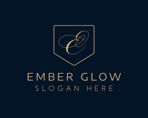 Golden Event Stylist logo design