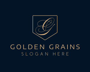 Golden Event Stylist logo design