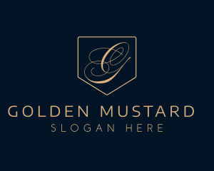 Golden Event Stylist logo design