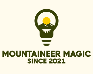 Light Bulb Mountain  logo design