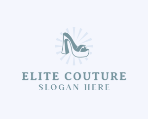 Fashion Heels Shoes logo design