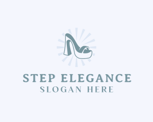 Fashion Heels Shoes logo design