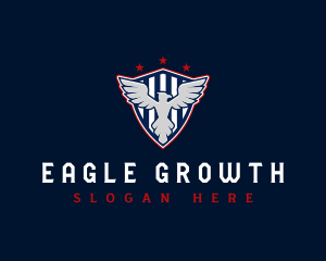 Shield Eagle Wings logo design