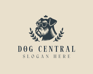 Pet Dog Crown logo design