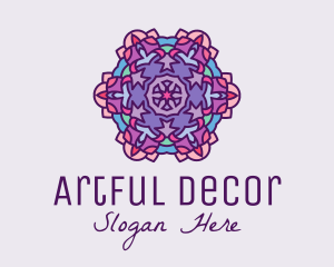 Mandala Meditation Decor  logo design