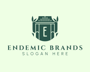 Leaf Shield Brand logo design