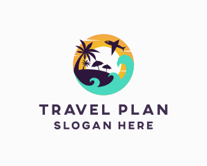 Tropical Island Flight Travel logo