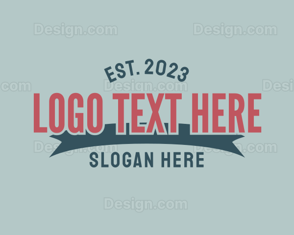 Retro Generic Banner Logo