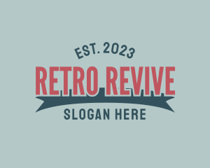 Retro Generic Banner logo design