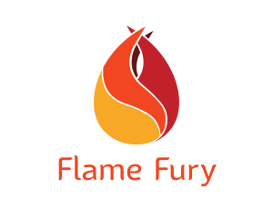 Hot Flame Claw logo design