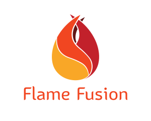 Hot Flame Claw logo design