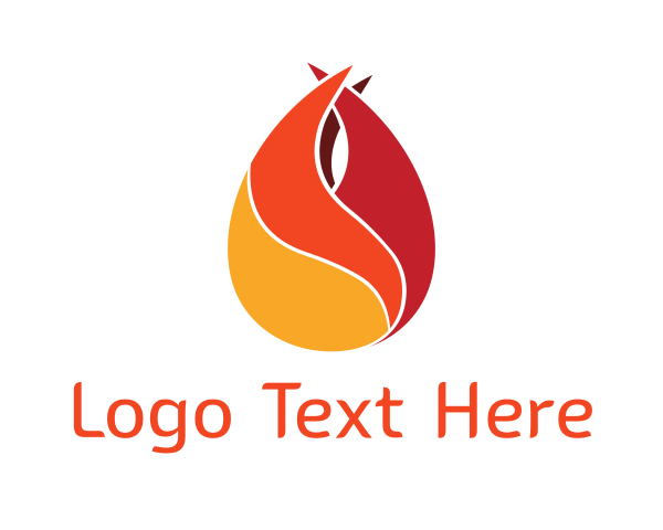 Fireball logo example 3