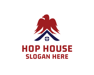 American Eagle House logo design