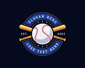 Baseball Ball Emblem Logo