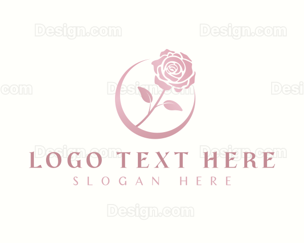 Rose Flower Blossom Logo