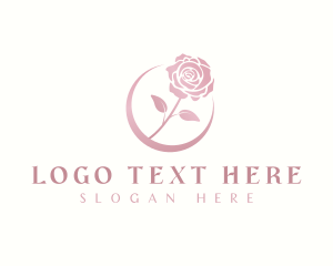 Rose Flower Blossom Logo