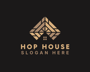 House Floor Tile  logo design