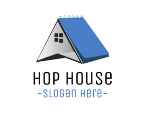 Notebook House Real Estate  logo design