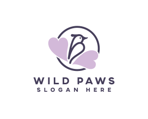 Love Bird Veterinary logo design