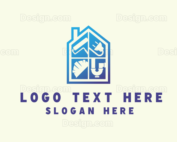 House Repair Handyman Logo