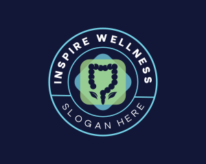 Intestine Gut Wellness logo design