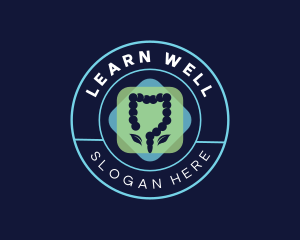 Intestine Gut Wellness logo design