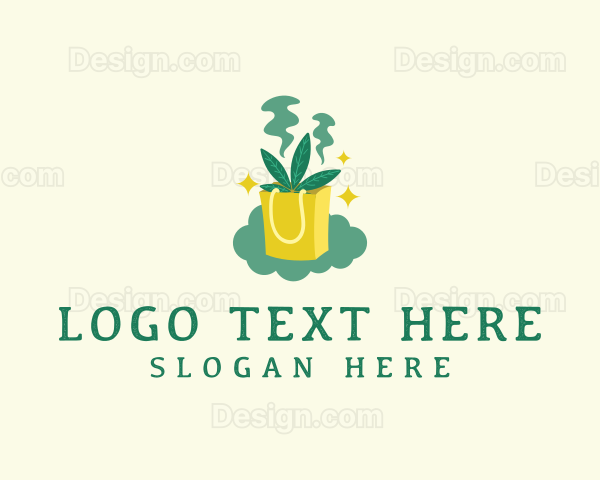 Weed Paper Bag Logo